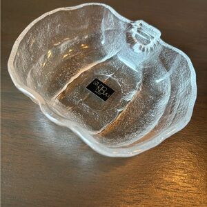 Studio Nova Glass Nature’s Harvest Pumpkin Tidbit Bowl